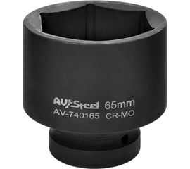 Головка ударная шестигранная удлиненная (65 мм; 1DR) AV Steel AV-740165 