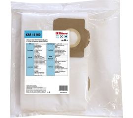 Мешки трехслойные синтетические FILTERO KAR 15 IND (4 шт; 20 л) для пылесоса Karcher, Aeg, Ghibli, Thomas 05922 
