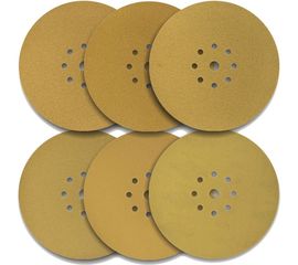 Набор шлифовальных кругов ABRAFORM Giraffe GOLD SET 225 мм, 9 отв. Р80,100,120,180,240,320 AF-GG-SET 