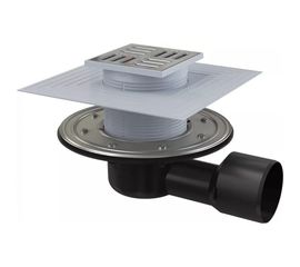 Сливной трап Alca Plast APV3344 105х105, 50 75, подводка – боковая 00022284 