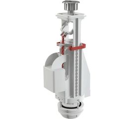 Арматура для бачка Alca Plast A08A сливная, кнопка хром, 2 режима 023-4281 