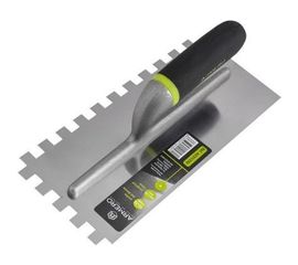 Зубчатая гладилка из нержавеющей стали Armero 280х130 мм, 12x12 мм AM12-292/A231/292 