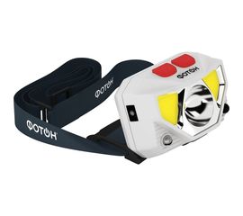 Налобный аккумуляторный светодиодный фонарь ФОТОН SA-1600, белый 24035 