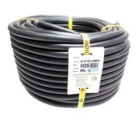 Шланг резиновый 3-х слойный пневматический для подачи воздуха (10х18 мм; 10 атм.; бухта 60 м) Andycar H35 