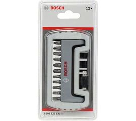 Набор бит Bosch 12 шт. держатель с быстросменным патроном 2608522130 