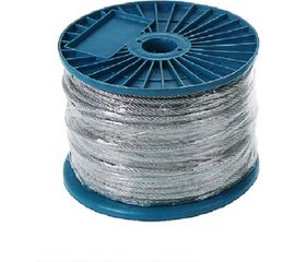 Стальной трос в ПВХ оплетке BEFAST DIN3055 8/10, 50м TCPVC081050S 