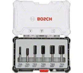 Набор пазовых фрез (6 шт; хвостовик 8 мм) Bosch 2607017466 