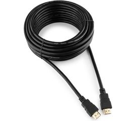 Кабель Cablexpert HDMI v2.0, 19M/19M, 10м, черный, позолоченные разъемы, экран, пакет CC-HDMI4-10M 