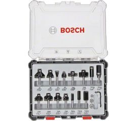 Набор фрез смешанный (15 шт; хвостовик 8 мм) Bosch 2607017472 