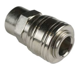 Адаптер-соединитель пневматический резьба 1/4F на быстросъём рапид мама Berger BG BG1404 