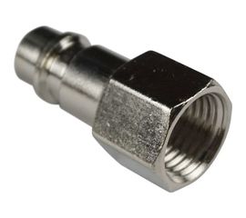 Адаптер-соединитель пневматический резьба 1/4F на быстросъём рапид папа Berger BG BG1405 