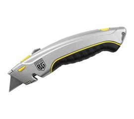 Металлический нож с трапециевидным лезвием BERGER BG1350 19мм, 4 лезвия в комплекте 