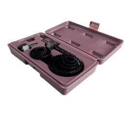 Набор кольцевых пил по дереву 19-64 мм в кейсе Biber 71311 тов-069427 