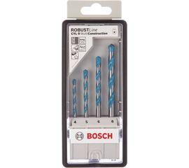 Набор сверл Robust Line Multi Construction 4 шт. (4-8 мм) Bosch 2607010521 