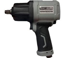 Пневматический ударный гайковерт с комплектом ударных головок KraftWell 1/2", 1500 Нм KRW1500IW-T 