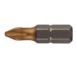 Бита магнитная Philips (2 шт; 25 мм; Ph2; 1/4; titan) МастерАлмаз 10501011 