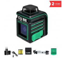 Построитель лазерных плоскостей ADA Cube 360 Green Professional Edition А00535 