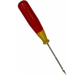 Шорное сапожное шило с крючком, пластиковая ручка 48/122 мм КУРС 67414 