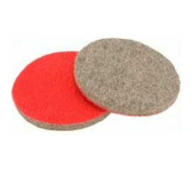 Насадка-круг войлочный/полугрубошерстный с липучкой 125х10 мм, 2 шт. АвтоDело 44061 10990 
