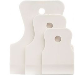 Набор шпателей 40-60-80мм, белая резина, 3шт СИБРТЕХ 85803 