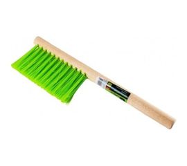 Двухрядная щетка-сметка СИБРТЕХ 280 мм деревянная ручка 84629 