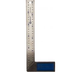 Столярный угольник 300мм, нерж.сталь, чугунное основание КОБАЛЬТ 243-424 