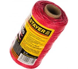 Полипропиленовый шпагат 110 м красный STAYER 50079-110 