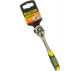 Трещотка для торцовых головок 72 зубца, 1/4" Kraftool EXPERT 27791-1/4_z*02 