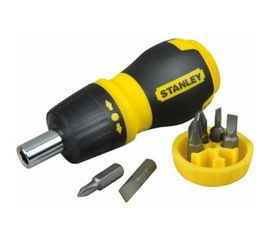 Реверсивная отвертка Stubby Multibit Stanley 0-66-358 
