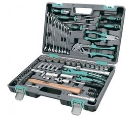 Набор инструментов 76 шт, 12-гранные головки STELS 14116 