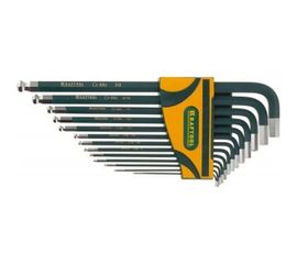 Набор имбусовых ключей INDUSTRIE SAE HEX0.05-3/8 13шт Kraftool 27444-H13 