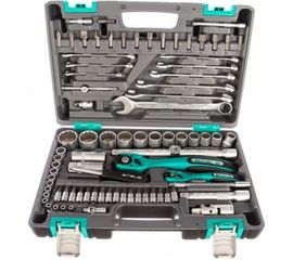 Набор инструментов 82 предмета, 12 гранные головки STELS 14117 