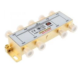 Делитель REXANT ТВ краб x 2 + 3шт. F BOX 5-1000 МГц GOLD 05-6101-1 