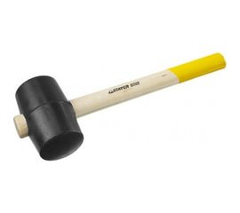 Резиновая черная киянка с деревянной ручкой 225г STAYER STANDARD 20505-40 