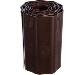 Бордюрная садовая лента 20 см x 9 м коричневая VERTO 15G515 