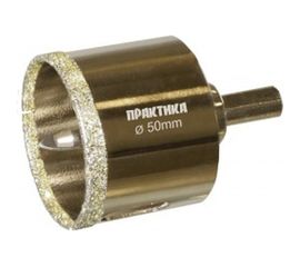 Коронка алмазная по керамограниту/керамике Профи (50х70 мм) ПРАКТИКА 917-675 