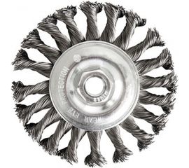 Кордщетка радиальная витая (125 мм; М14) ПРАКТИКА 242-656 