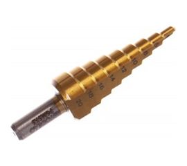 Сверло ступенчатое (4-20 мм; 9 ступеней; Р6М5К5) АвтоDело 14786 