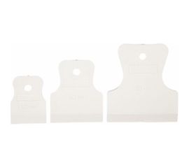 Набор резиновых шпателей 40/60/80мм, белые КУРС 06853 