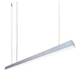 Линейный светильник APEYRON подвесной, светодиодный, 24Вт, IP 44, 4х4х100 см, цвет - серебро 14-25 