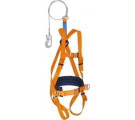 Страховочная система со стропом из металлического троса в ПВХ-оболочке и амортизатором Gigant УС 2 аБЖ 