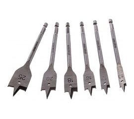 Набор сверл перовых по дереву (6 шт; 10/12/16/18/20/25) ПРАКТИКА 774-368 