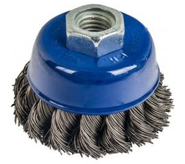 Кордщетка чашеобразная витая (65 мм; М14) ПРАКТИКА 032-454 