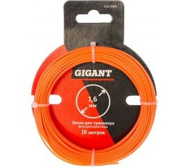 Леска для триммеров "Круг" флуоресцентная 1,6 мм, 15 м Gigant G12-0401 