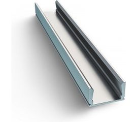 Алюминиевый прямой накладной профиль для светодиодной ленты APEYRON 08-01-01 