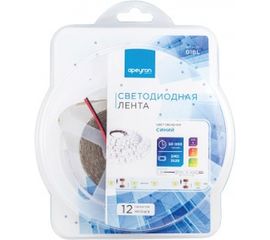 Светодиодная лента в блистере APEYRON 12В, 4,8Вт/м, smd 3528, 60 д/м, IP20, 280 Лм/м, синий 01BL 