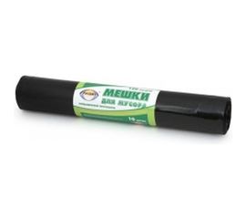 Пакеты для мусора ПВД чёрные (120 л, 40 мкм, 10 шт.) AVIORA 106-002 