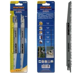 Пилки по дереву HCS S1531L (240 мм) для сабельной пилы ПРАКТИКА 773-521 