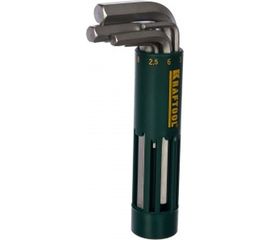 Имбусовые короткие ключи EXPERT 8 предметов Kraftool 27430-1_z01 