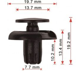 Клипса 50 шт AVERS MU000319-50 